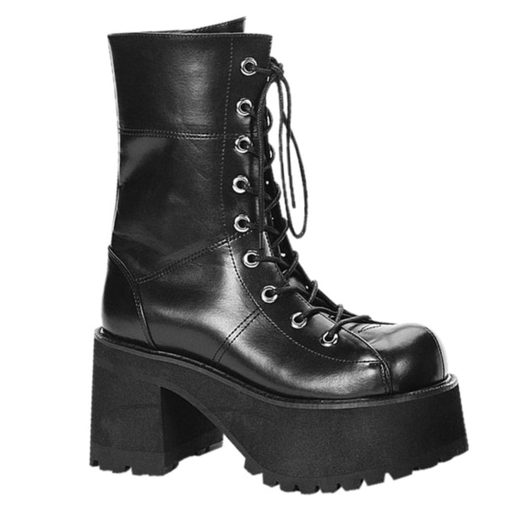 DEMONIA RANGER-301 Platform Heel Boots